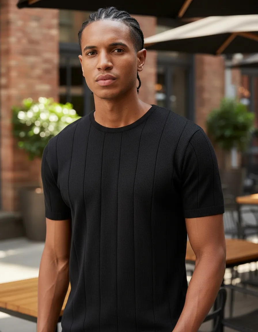 Camiseta Masculina Tricot Elegance